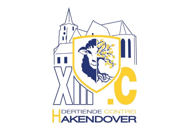 Volledige vlag van De Dertiende Contrei (Hakendover - Wulmersum)