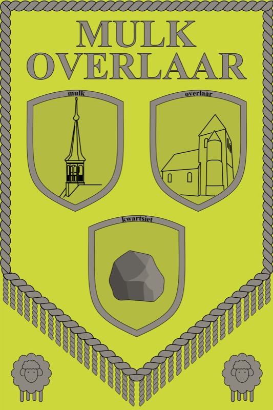 Volledige vlag van Mulk - Overlaar