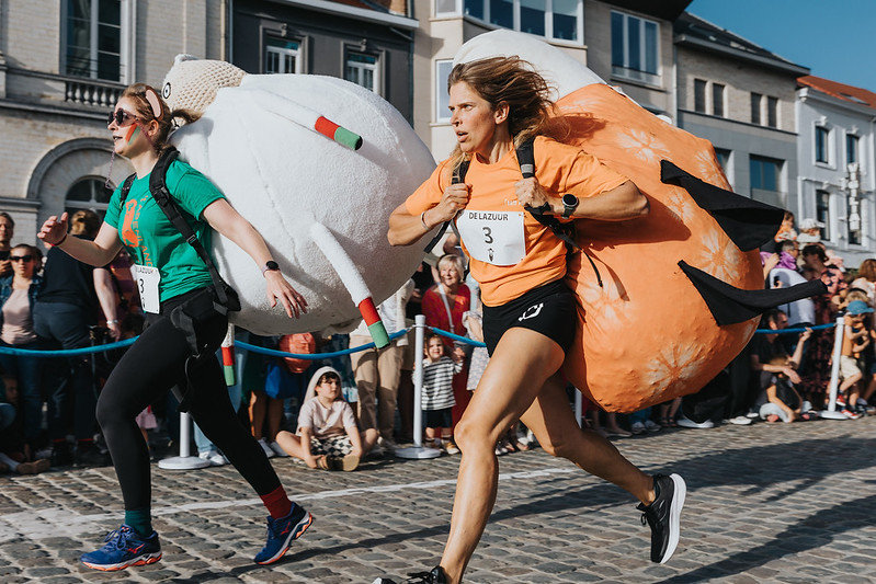 Een loper tijdens de Lazuur